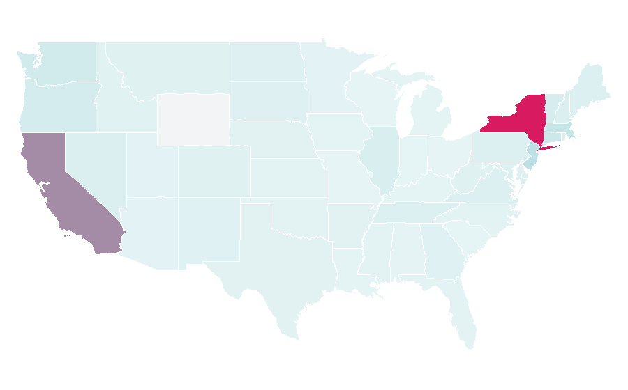 Affinity by region — paul smith, United States