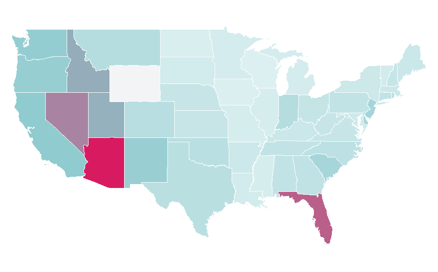Affinity by region — Paver (flooring), United States