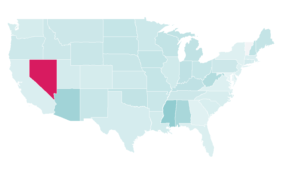 Affinity by region — Pawn Stars, United States