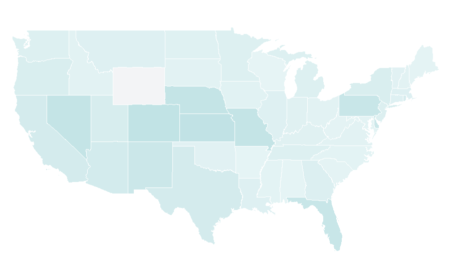 Affinity by region — Payless Car Rental, United States