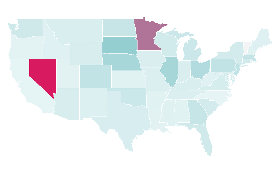 Affinity by region — pearle vision, United States