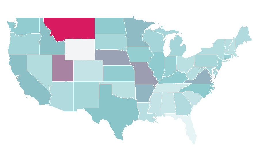 Affinity by region — Peeler, United States