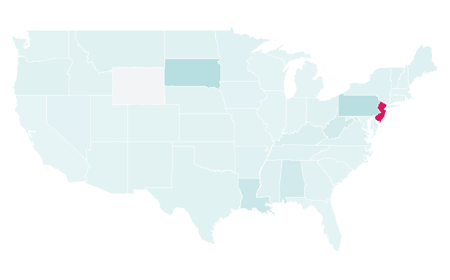 Affinity by region — Penningtons, United States
