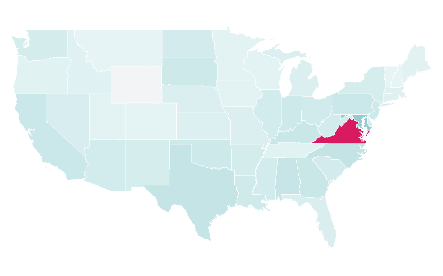 Affinity by region — PENTAGON, United States