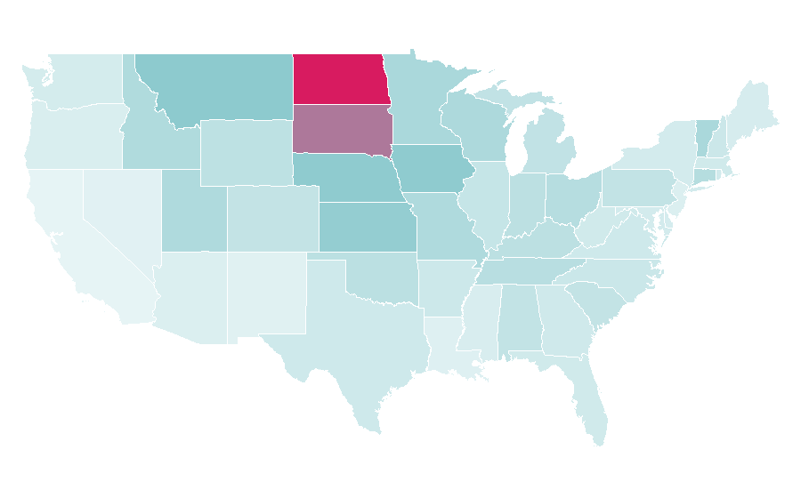 Affinity by region — Pentatonix, United States