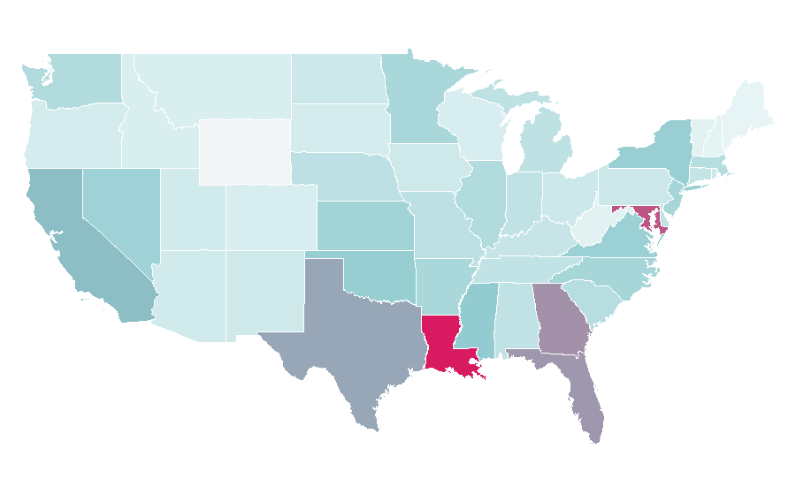 Affinity by region — Penthouse apartment, United States