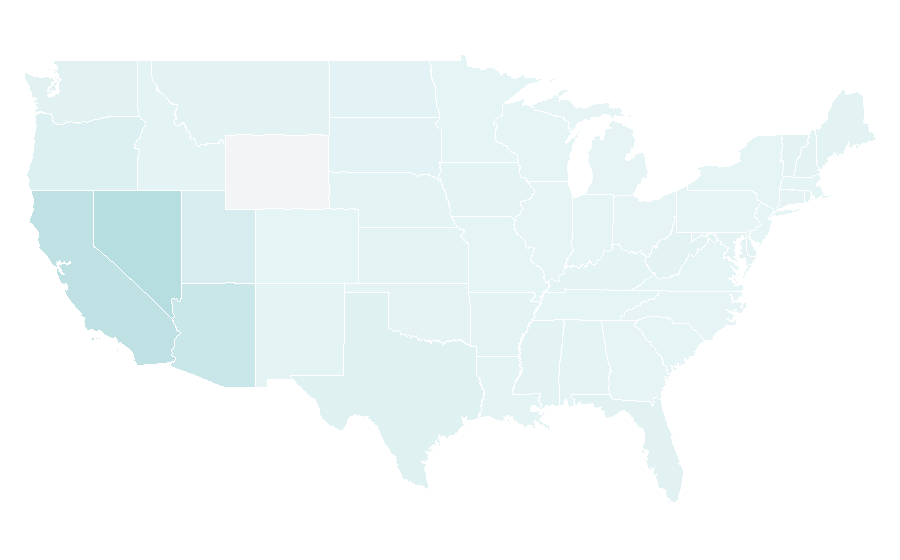 Affinity by region — Pepper Lunch, United States