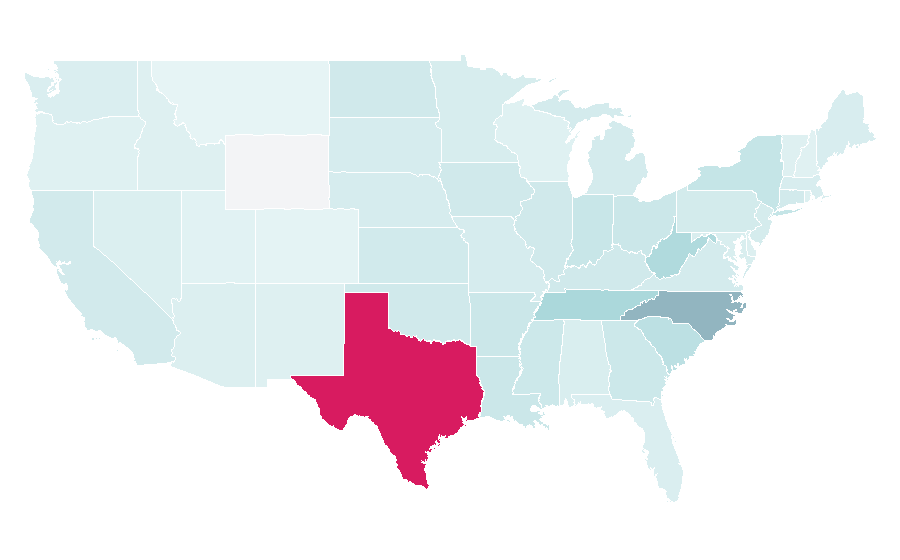 Affinity by region — Pepperoni, United States