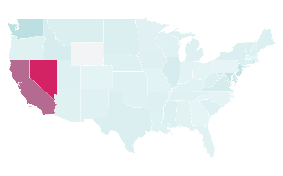 Affinity by region — pep.ph, United States