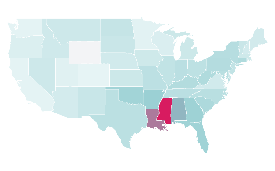 Affinity by region — Perfume.com, United States