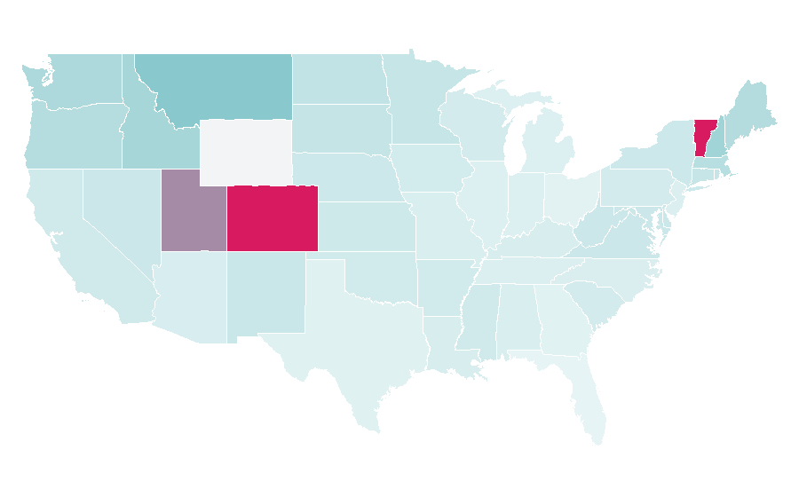 Affinity by region — Perisher Ski Resort, United States