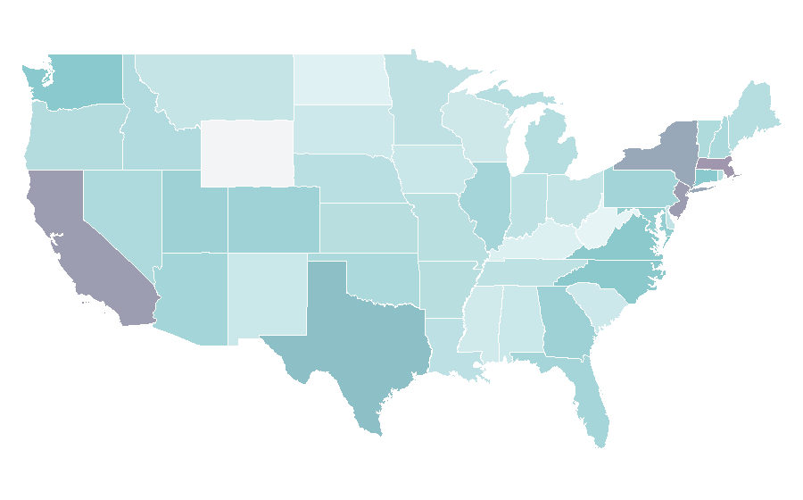 Affinity by region — Perplexity, United States
