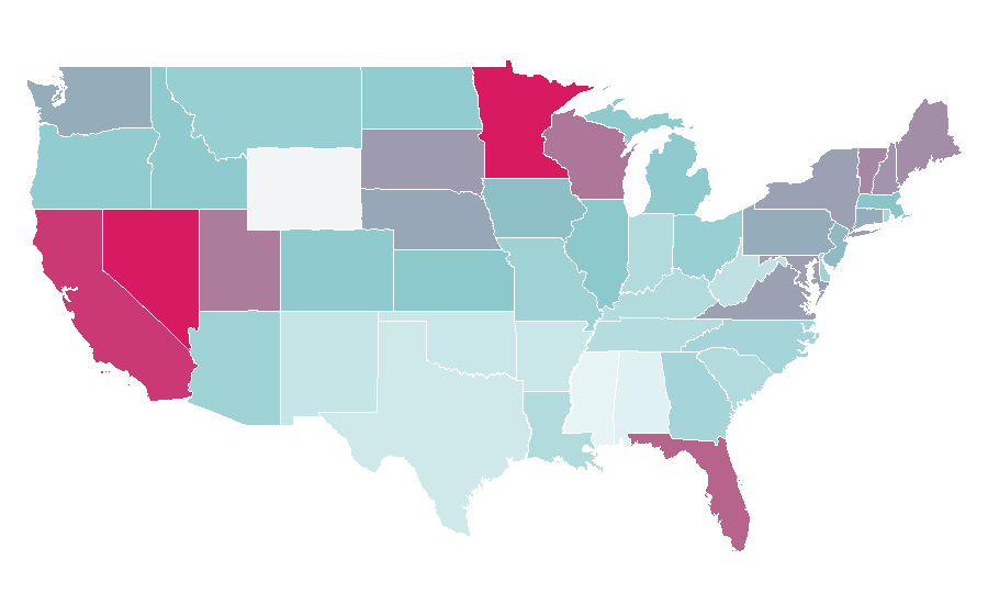Affinity by region — Perrier, United States