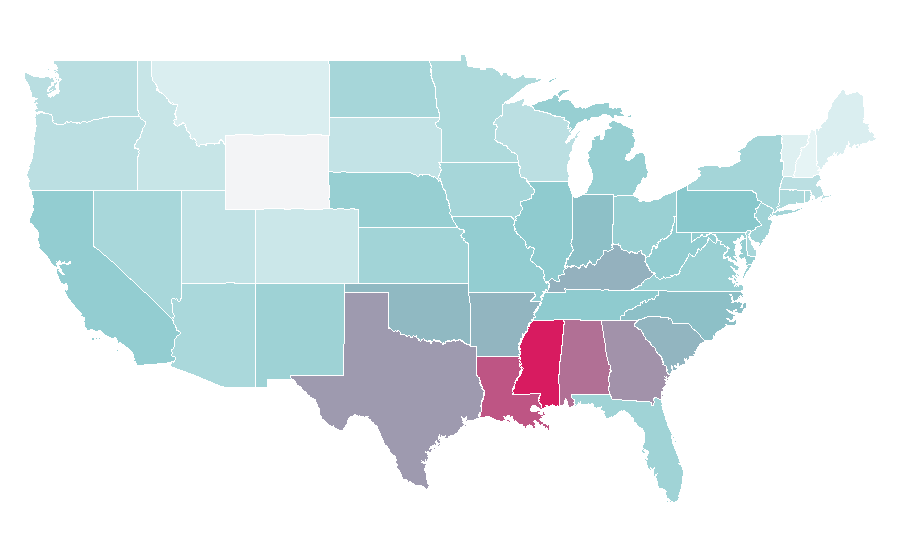 Affinität nach Region — Personal computer, USA