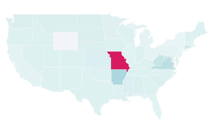 Affinity by region — Personal property, United States