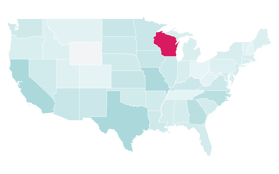 Affinity by region — Pesticide, United States