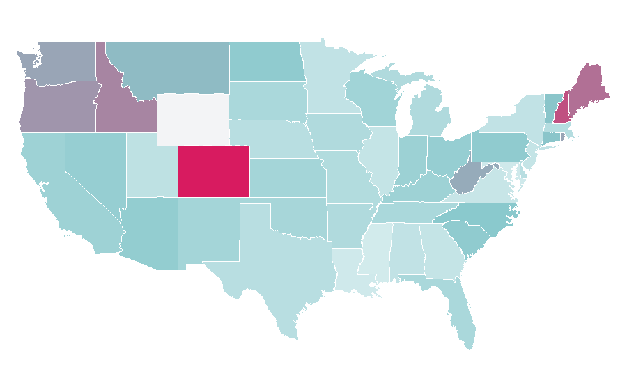 Affinity by region — Pet insurance, United States