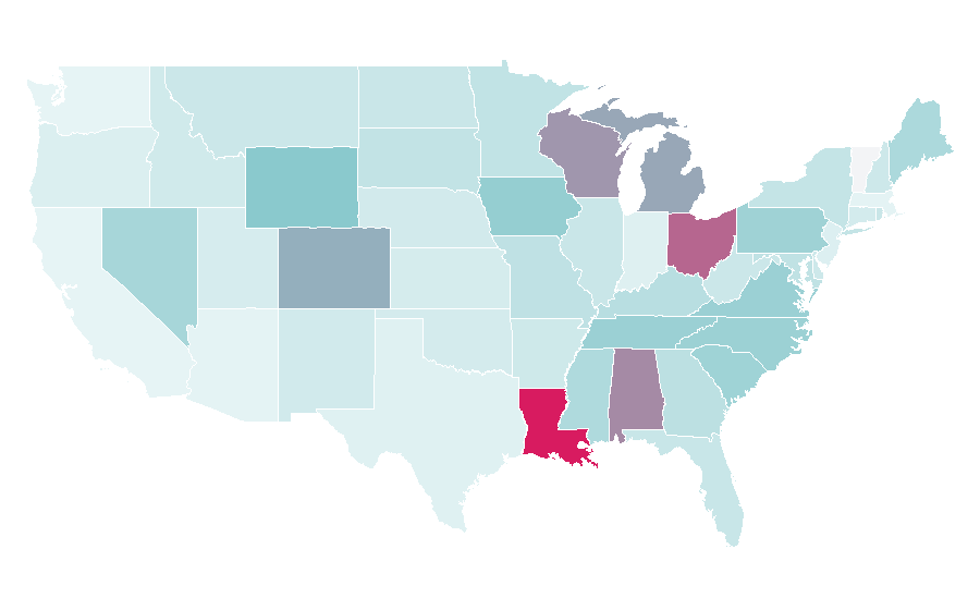 Affinity by region — Pet Rescue Saga, United States
