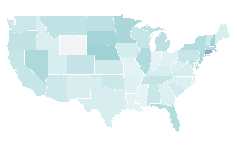 Affinity by region — Peter Schiff, United States