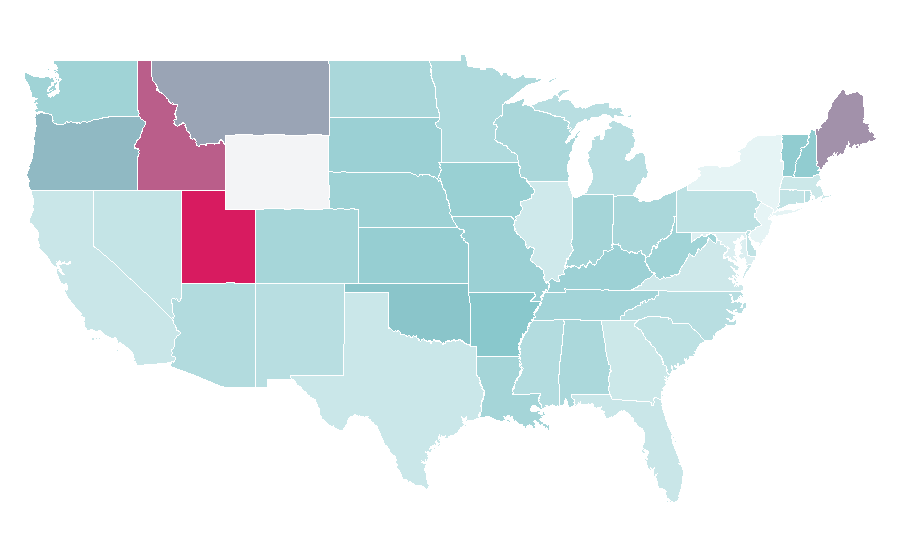 Affinity by region — Pete's Dragon, United States
