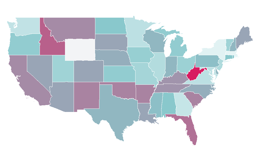 Affinity by region — PetLab Co, United States