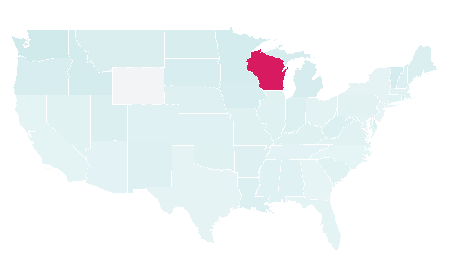 Affinity by region — Pferd, United States