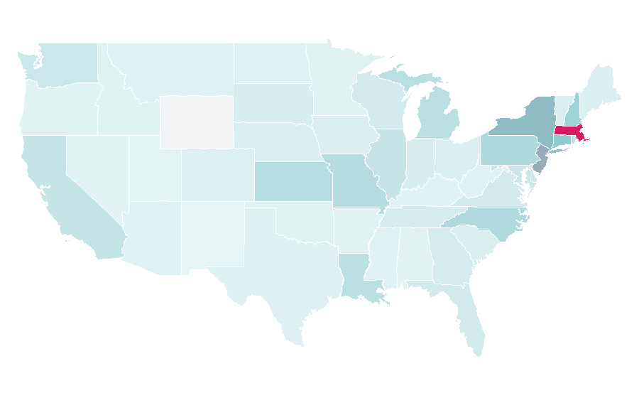 Affinity by region — Pfizer, United States