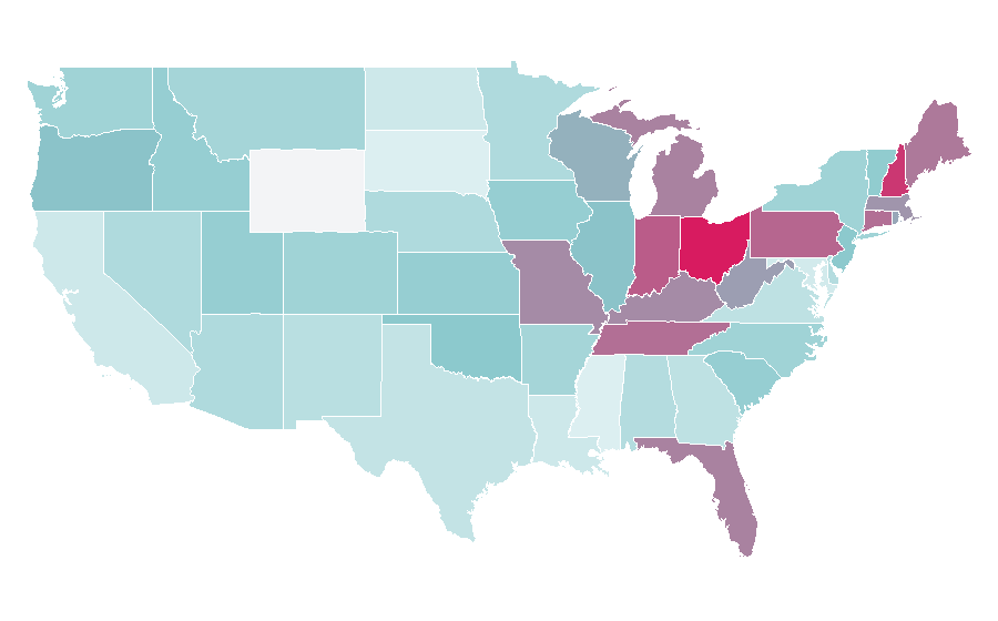Affinity by region — Phil Collins, United States
