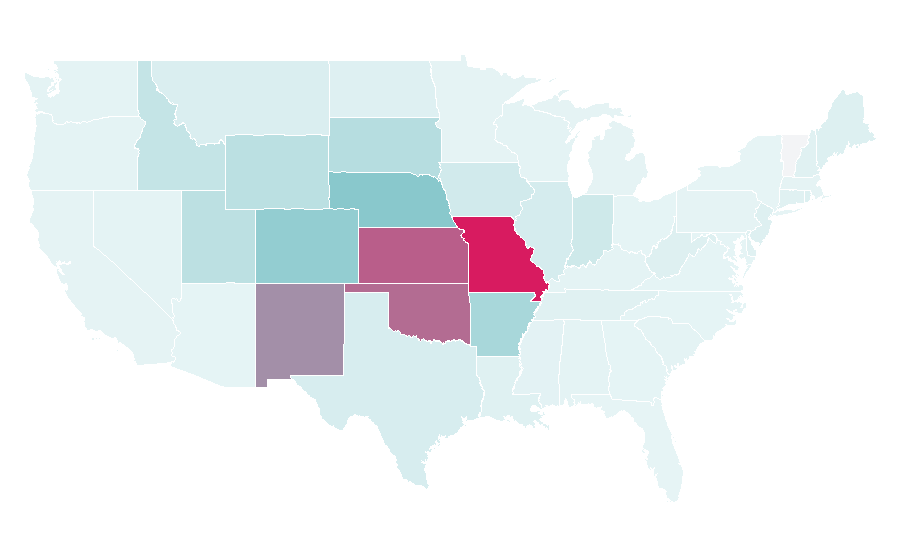 Affinity by region — Phillips 66, United States