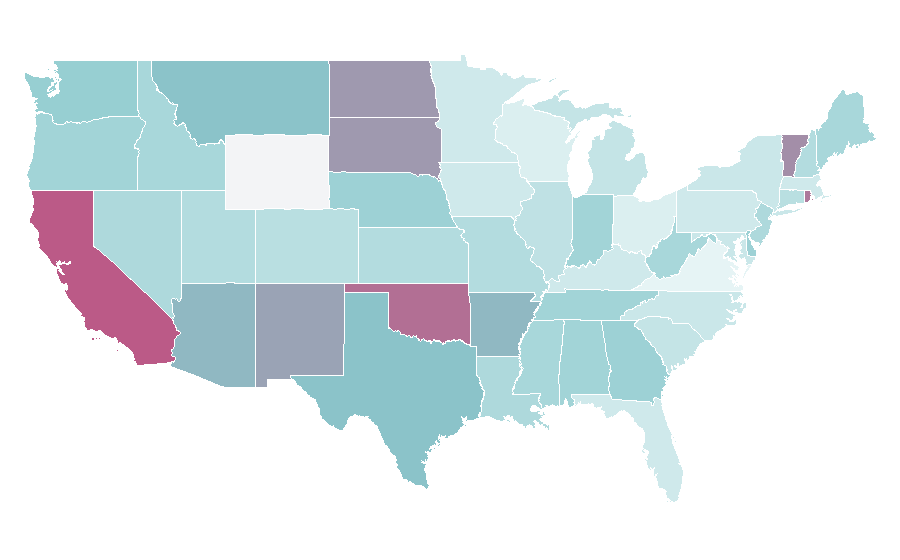 Affinity by region — Philosophy of life, United States