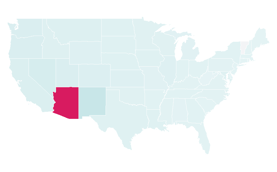 Affinité par région — Phoenix, Arizona, États-Unis