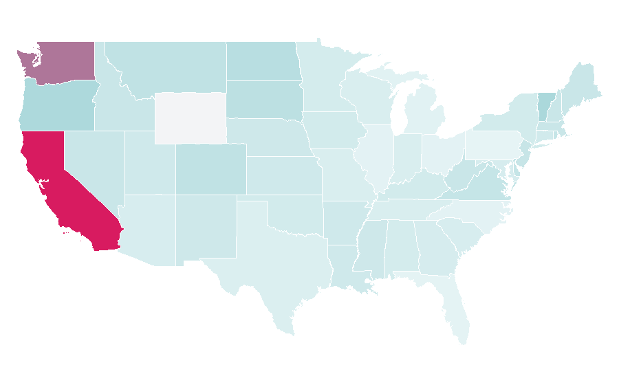 Affinity by region — Phú Quốc, United States