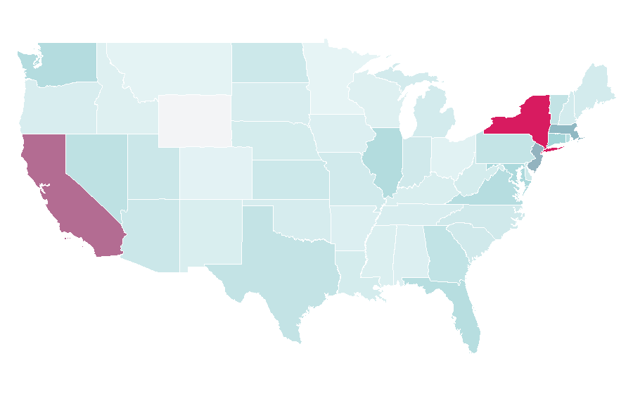 Affinity by region — Piaget, United States