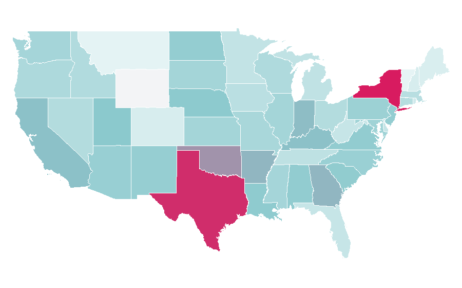 Affinity by region — Pianos, United States
