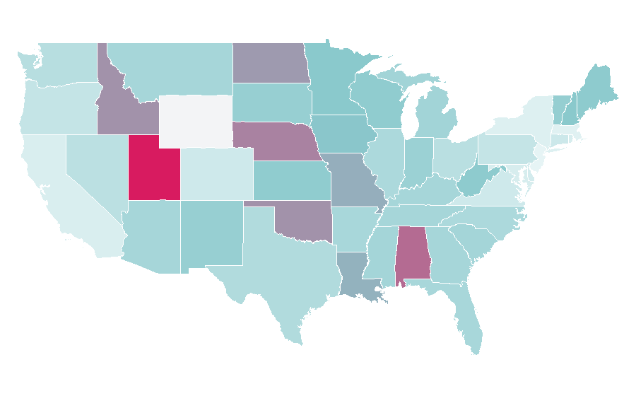 Affinity by region — PicMonkey, United States