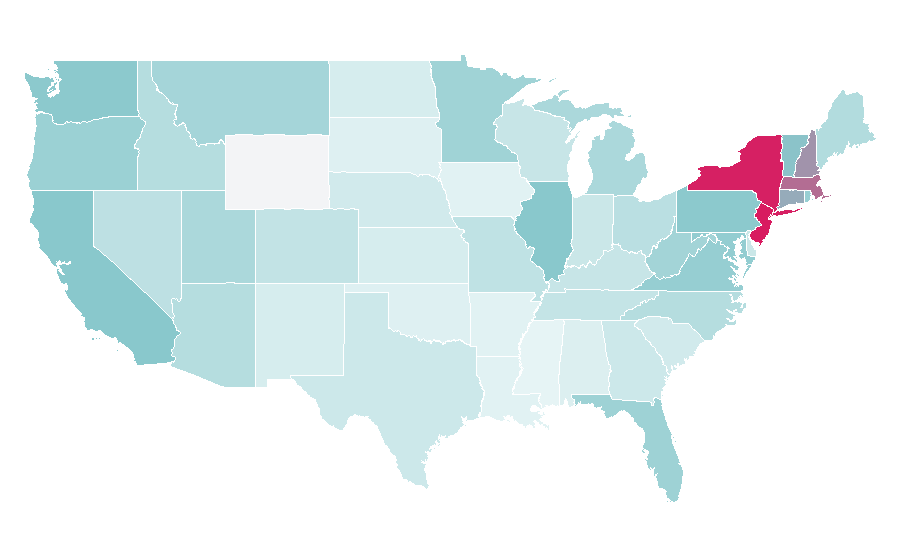 Affinity by region — Piers Morgan, United States