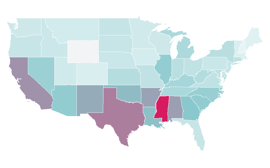 Affinity by region — Pine-Sol, United States
