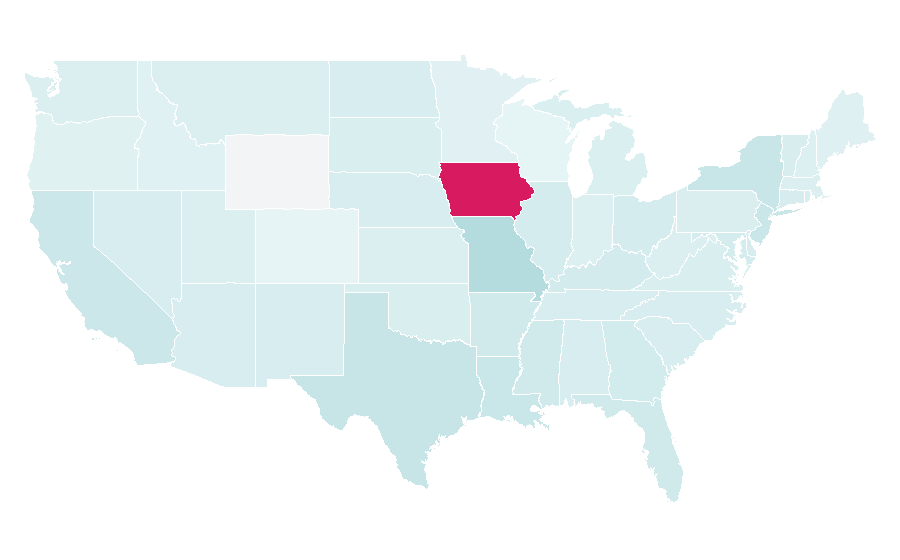 Affinity by region — Pink Lipstick, United States