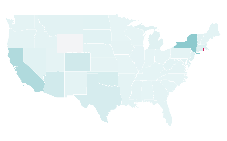 Affinity by region — Pinkberry, United States