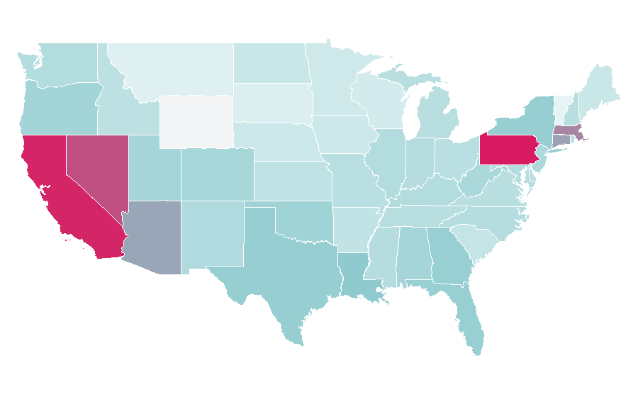 Affinity by region — Pinocchio, United States