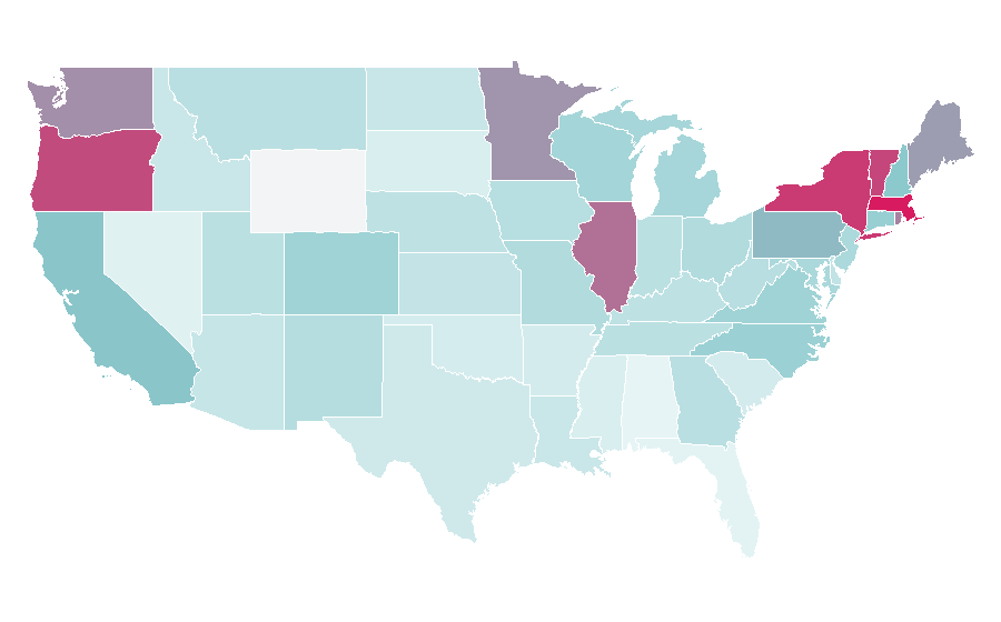 Affinity by region — Pitchfork Media, United States