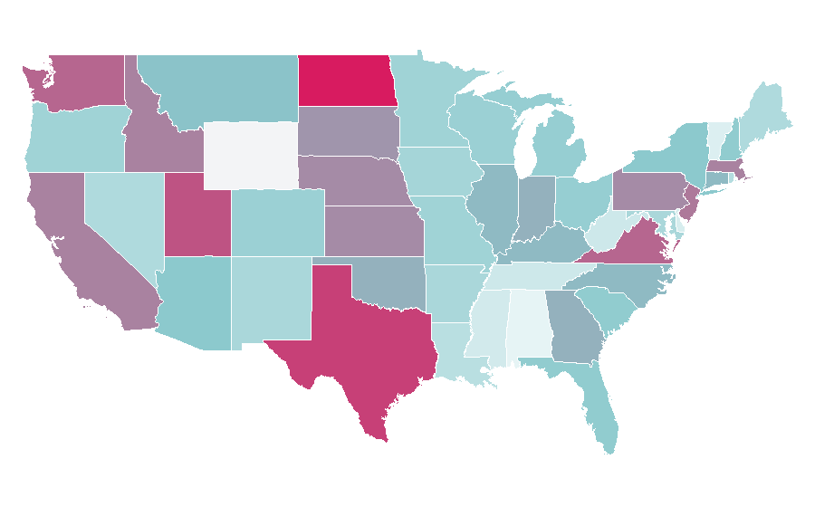 Affinity by region — Planes (film), United States