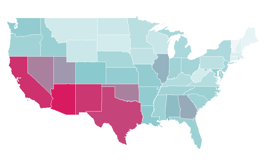 Affinity by region — Planet of the Apes, United States