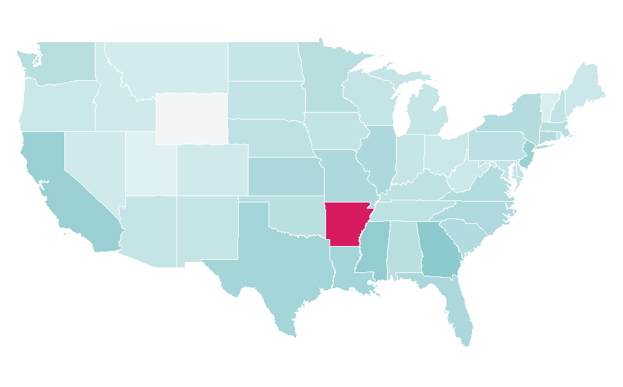Affinity by region — Planter (farm implement), United States