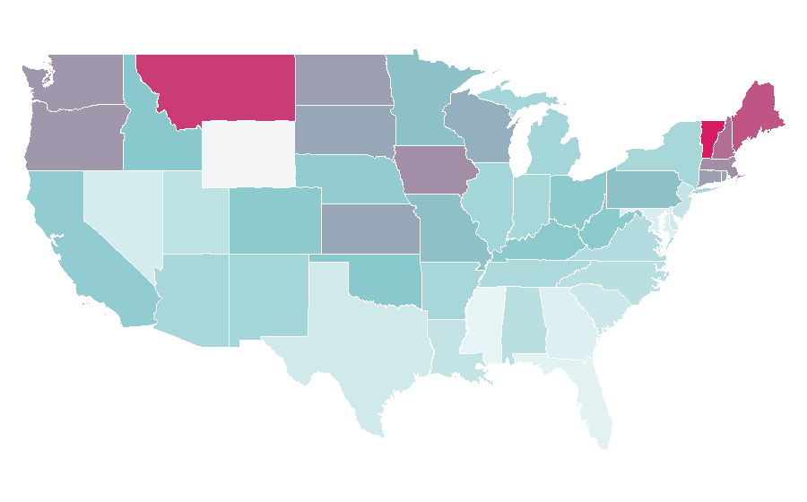Affinity by region — Platoon (film), United States