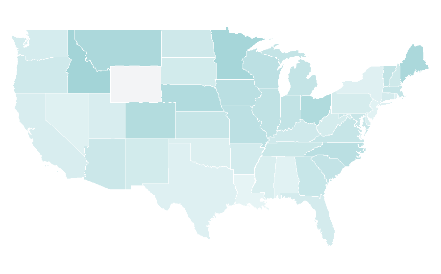Affinity by region — Play It Again Sports, United States