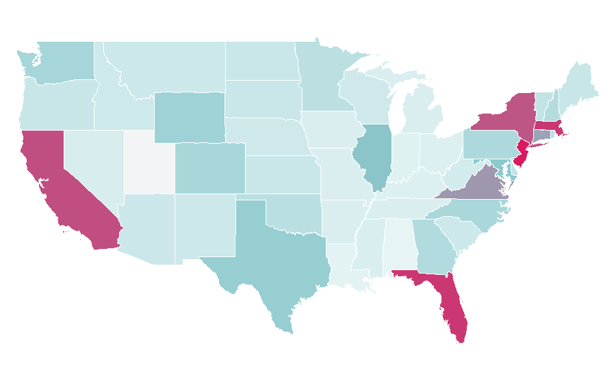 Affinity by region — Plaza Mayor, United States