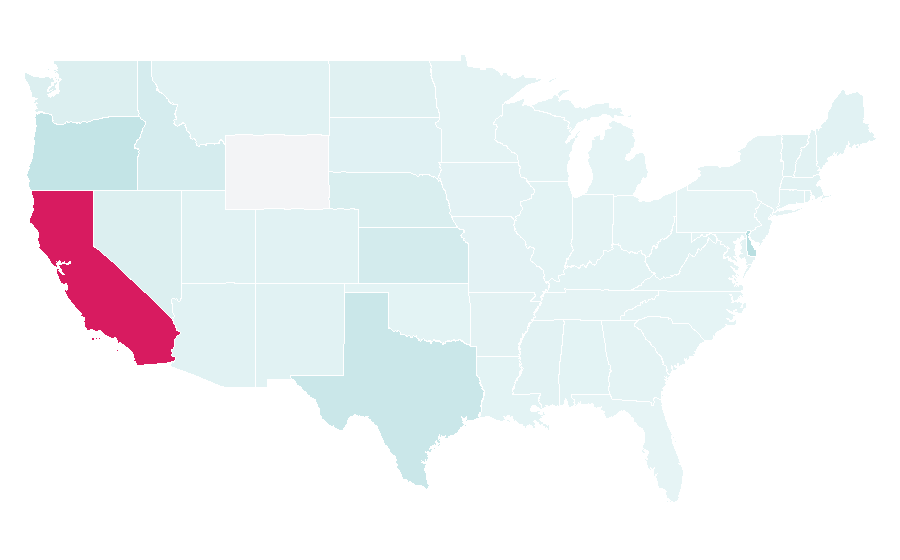 Affinity by region — Pleasanton, California, United States