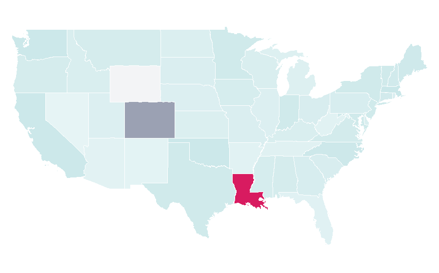 Affinity by region — Plucking (hair removal), United States