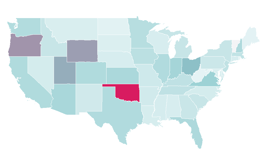 Affinity by region — Plumber, United States